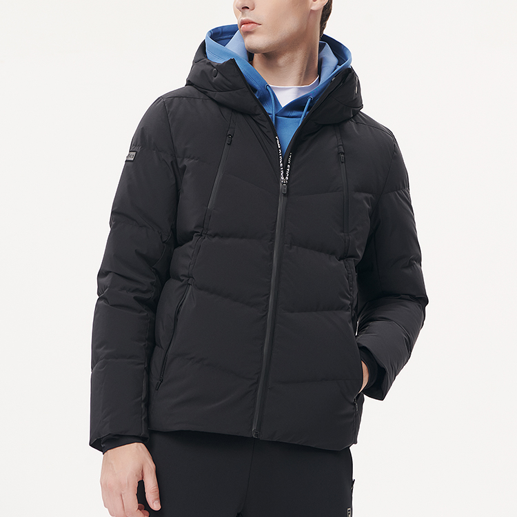 FILA Athletics Black Winter Down Jacket with Hood. A11M141904F-BK 圖 5