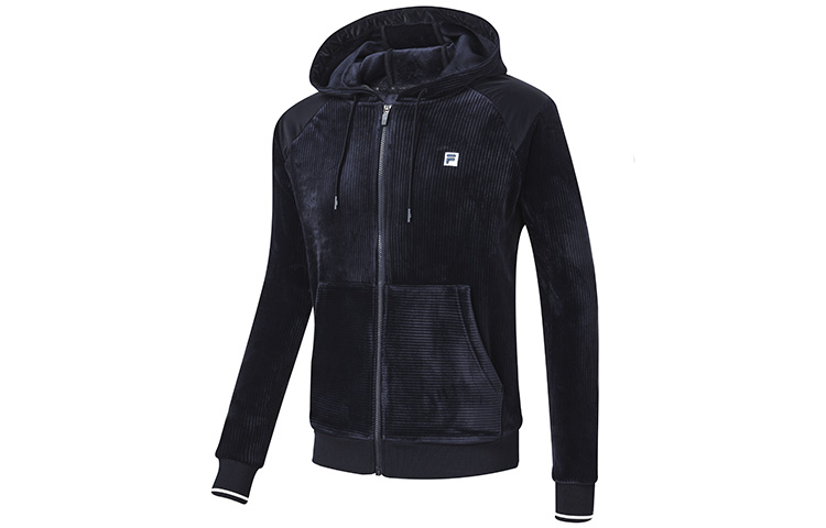 FILA Athletics Blue Oversized Minimalist Hoodie Jacket A11M243502F-NV