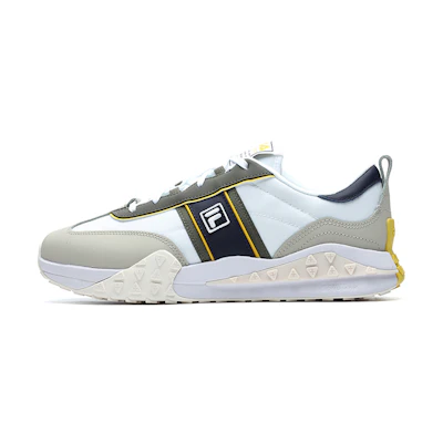 FILA Athletics Brick Shoes 'White Grey Yellow'