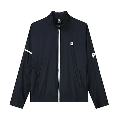 FILA Athletics Color-Block Logo Woven Jacket Blue - Sportswear A11M131702F-NV