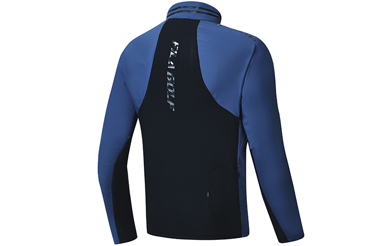 FILA Athletics Colorblock Logo Golf Outdoor Windbreaker Jacket Men Poseidon Blue A11M235705F-DB 圖 3