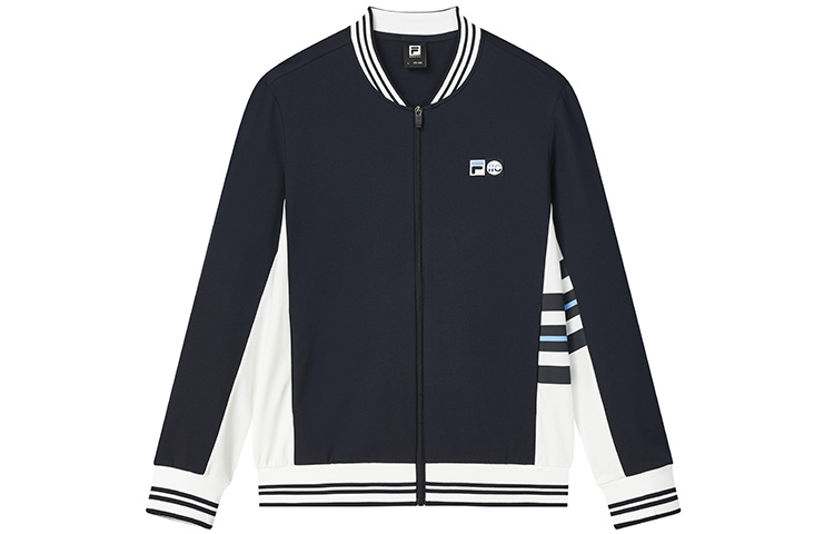 FILA Athletics Colorblock Logo Knit Jacket Royal Blue A11M133504F-NV
