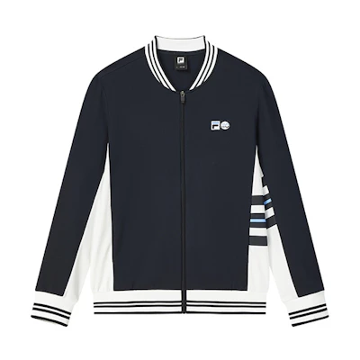 FILA Athletics Colorblock Logo Knit Jacket Royal Blue A11M133504F-NV