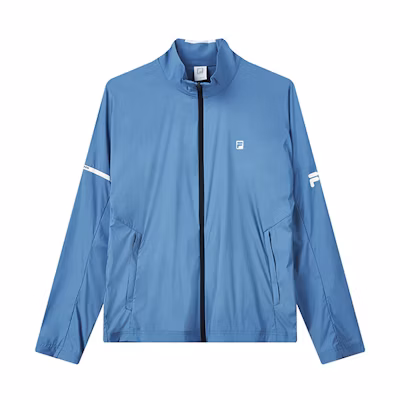 FILA Athletics Colorblock Logo Track Jacket in Flash Butterfly Blue A11M131702F-DB