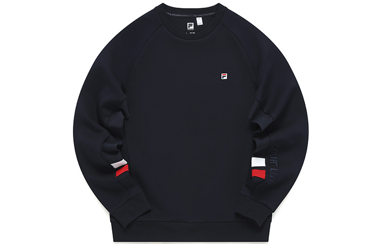 FILA Athletics Embroidered Logo Crewneck Sweatshirt Blue A11M143205F-NV