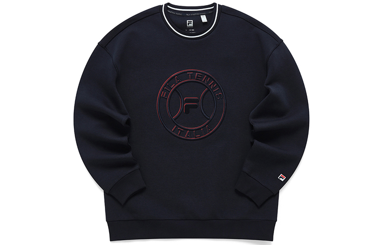 FILA Athletics Fun Logo Loose Fit Crewneck Sweatshirt Blue A11M143215F-NV