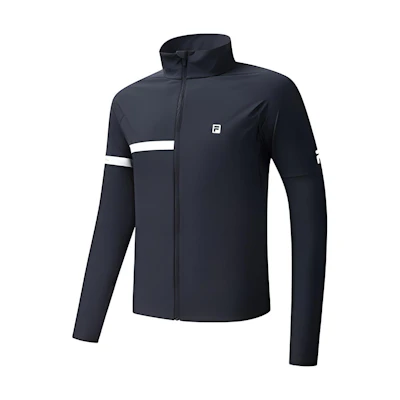 FILA Athletics High-Neck Sports Jacket Navy Blue A11M021503FNV