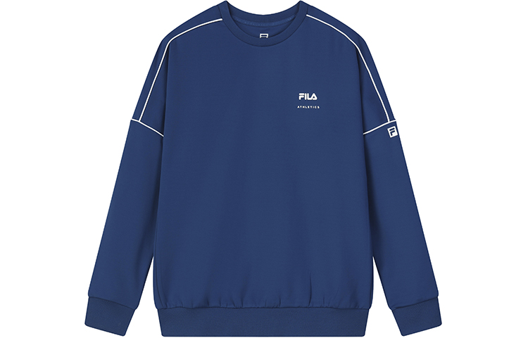 Order FILA 運動印字圓領長袖上衣 - 銀河藍 A11M131222FNV