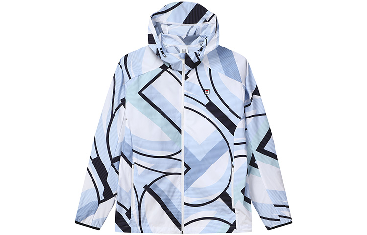 FILA Athletics Lightweight Hooded Woven Jacket Casual Fitness Wear A11M223702F-ZA