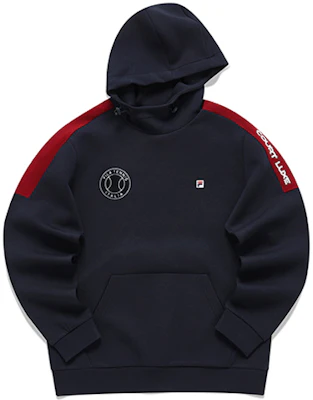 FILA 男款刺繡標誌拼色運動長袖上衣 藍色 A11M143213F-NV Buy FILA 男款刺繡標誌拼色運動長袖上衣 藍色 A11M143213F-NV