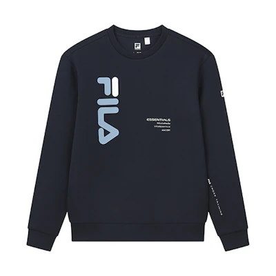 FILA Athletics Logo Knit Pullover Sweatshirt Royal Blue A11M211205F-NV