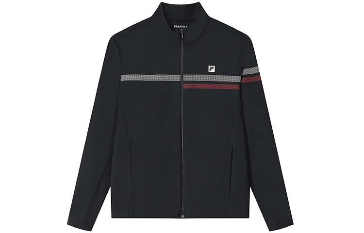 FILA Athletics Logo Printed Fitted Track Jacket - Legend Blue A11M135705F-NV