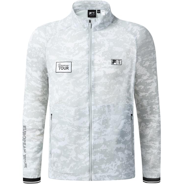 FILA Athletics Logo Printed Golf Woven Jacket - Full Print Design A11M225705F-ZA