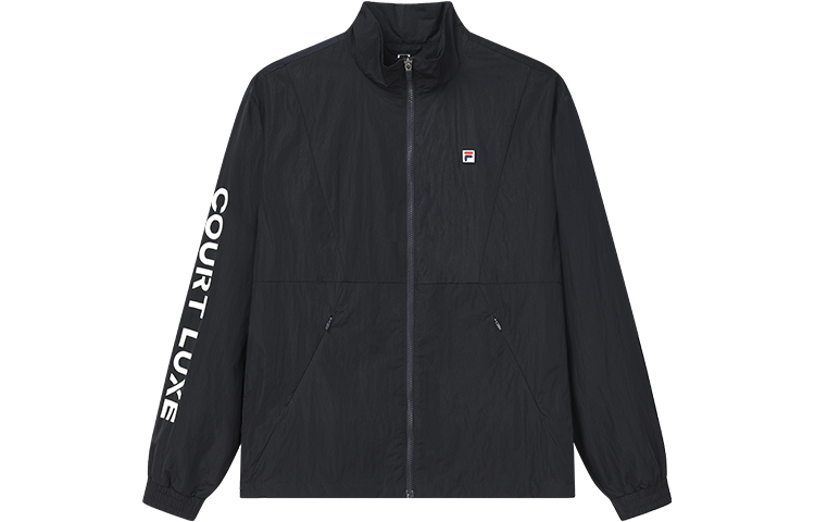 FILA Athletics Logo Royal Blue Sports Casual Woven Jacket A11M213703F-NV 圖 2