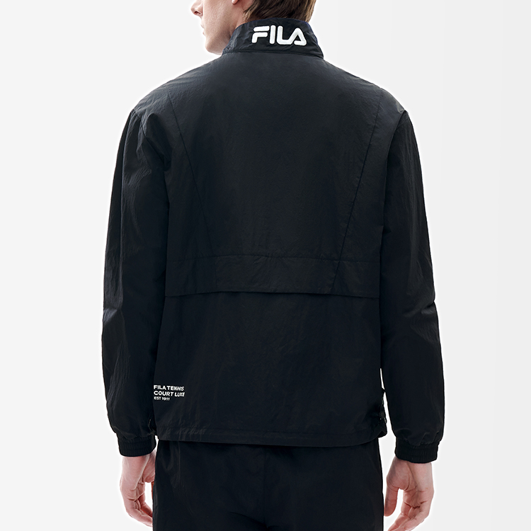 FILA Athletics Logo Royal Blue Sports Casual Woven Jacket A11M213703F-NV 圖 6