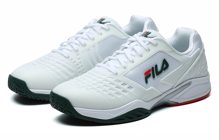 FILA Athletics Side Logo Low Shoes 'White Navy' 圖 3