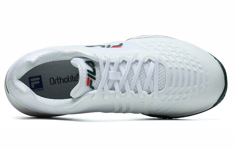 FILA Athletics Side Logo Low Shoes 'White Navy' 圖 4