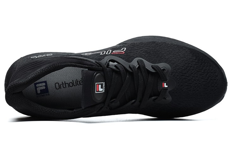 FILA Athletics Side Logo Low-Top 'Triple Black' 圖 4