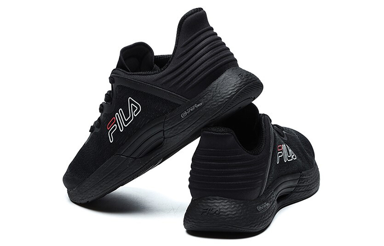 FILA Athletics Side Logo Low-Top 'Triple Black' 圖 5