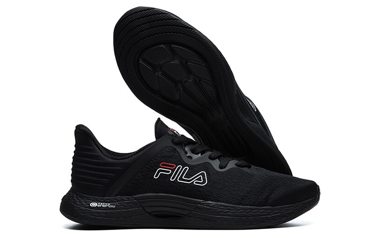 FILA Athletics Side Logo Low-Top 'Triple Black' 圖 6
