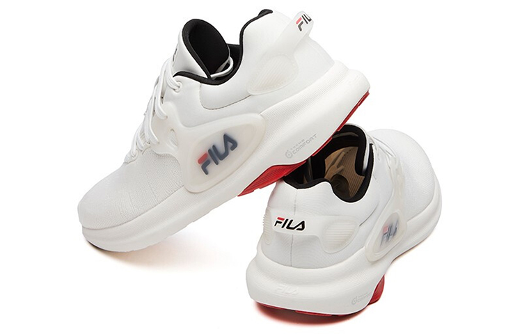 Shop FILA Athletics Lage Sneakers ''Wit Rood'' A12M112105FWA