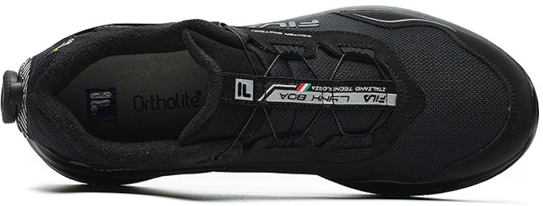 FILA斐樂 Athletics Lynx Boa We 加絨 越野跑步運動戶外 低幫 跑步鞋 男款 黑色 Lookbook FILA斐樂 Athletics Lynx Boa We 加絨 越野跑步運動戶外 低幫 跑步鞋 男款 黑色