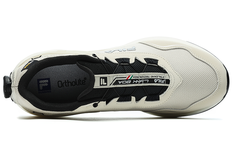 Lookbook フィラ リンクス BOA スニーカー クリーム/ブラック A12M241223FMN