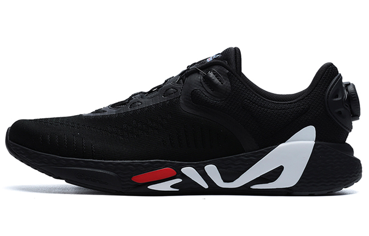 Fila flabbite black running shoes deals