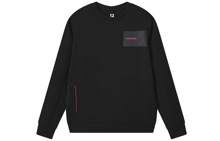 FILA Athletics Printed Crewneck Sweatshirt Deep Black A11M031222GBK