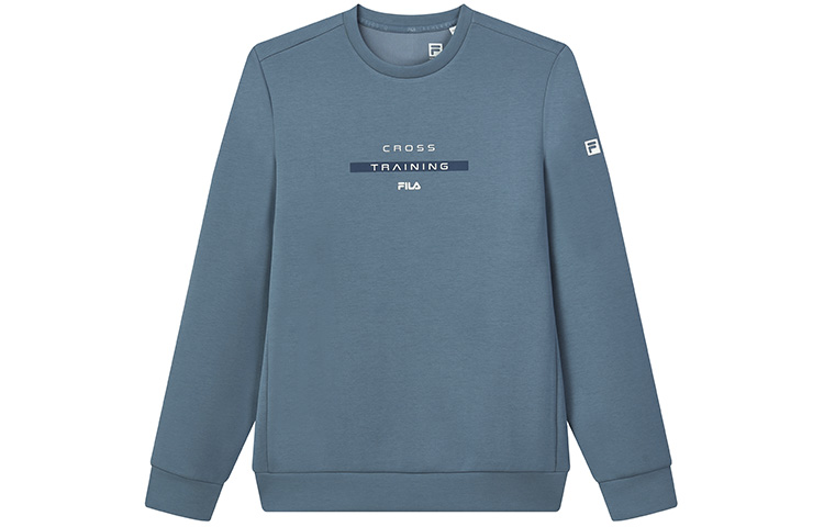 FILA Athletics Printed Crewneck Sweatshirt Phantom Blue A11M141207FDB