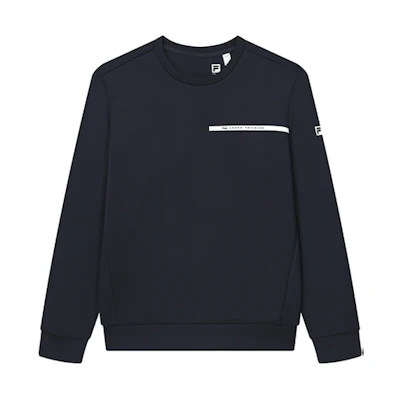 FILA Athletics Pullover Crewneck Sweatshirt Royal Blue A11M141212F-NV