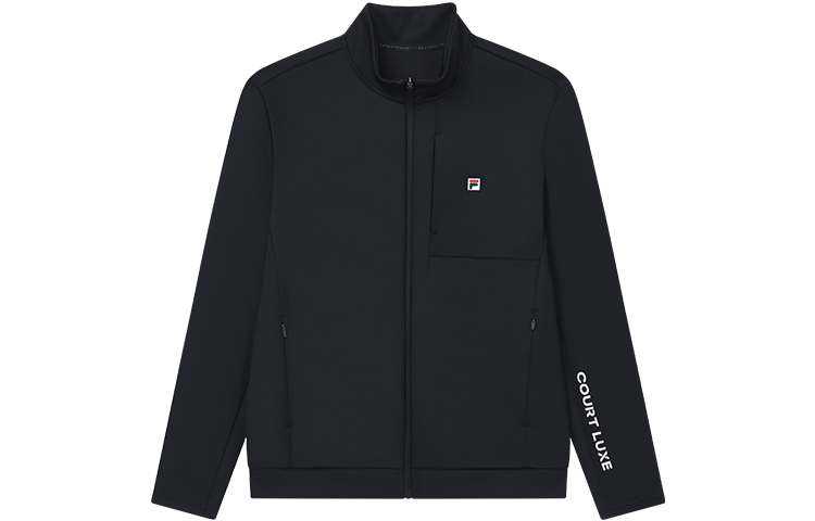 FILA Athletics Royal Blue Knit Sports Jacket with Logo A11M213503FNV