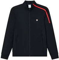 FILA Athletics Royal Blue Tennis Knit Jacket with Solid Logo Design A11M223501F-NV FILA Athletics Royal Blue Tennis Knit Jacket with Solid Logo Design A11M223501F-NV