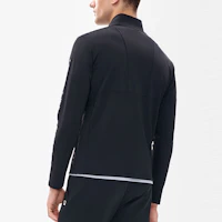 Details for FILA Athletics Running Fitness Logo Knit Jacket - Dark Black A11M231501FBK