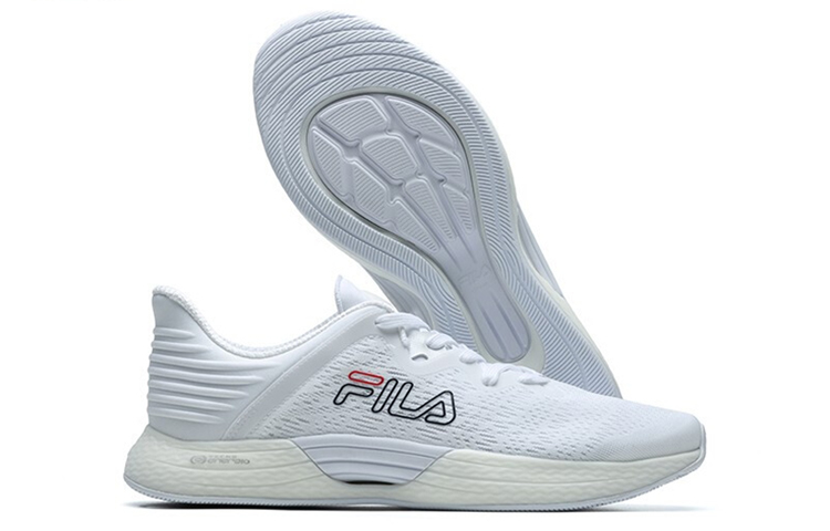 Details for FILA 斐樂 防滑耐磨 輕便 慢跑鞋 男款 白色 運動鞋