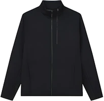 FILA Athletics Solid Black Golf Knit Jacket Casual Sportswear A11M215519FBK FILA Athletics Solid Black Golf Knit Jacket Casual Sportswear A11M215519FBK
