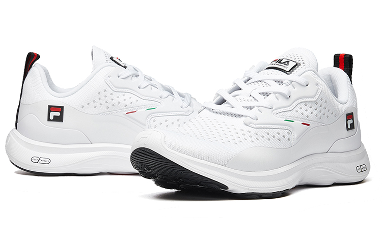 Shop 斐樂 Fila 白色運動跑步鞋