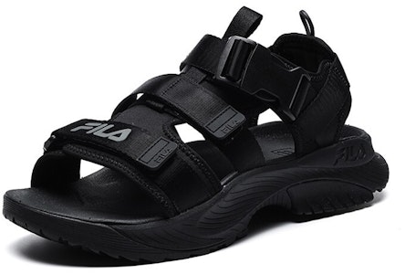 휠라 찍찍이 오픈토 플랫 샌들 (블랙) A12M122607FFB Order 휠라 찍찍이 오픈토 플랫 샌들 (블랙) A12M122607FFB