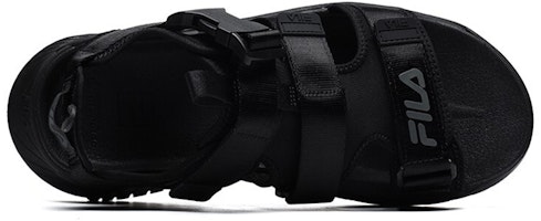 斐乐运动魔术贴开口平底黑色凉鞋 A12M122607FFB Shop 斐乐运动魔术贴开口平底黑色凉鞋 A12M122607FFB