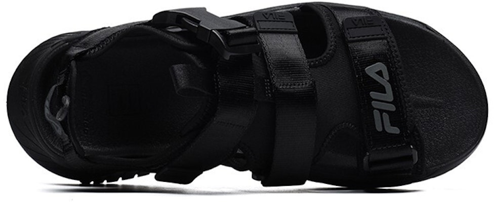 FILA Athletics Velcro Open Toe Flat Heel Sports Black Sandals A12M122607FFB Shop FILA Athletics Velcro Open Toe Flat Heel Sports Black Sandals A12M122607FFB