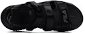 FILA Sukan Hitam Sandal Tumit Rata Velcro Buka Jari Kaki A12M122607FFB