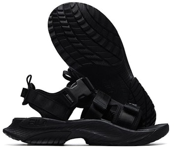 휠라 찍찍이 오픈토 플랫 샌들 (블랙) A12M122607FFB Details for 휠라 찍찍이 오픈토 플랫 샌들 (블랙) A12M122607FFB