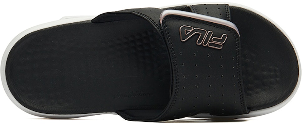 FILA Athletics Velcro Slides 'Black' A12M122702FBK Lookbook FILA Athletics Velcro Slides 'Black' A12M122702FBK