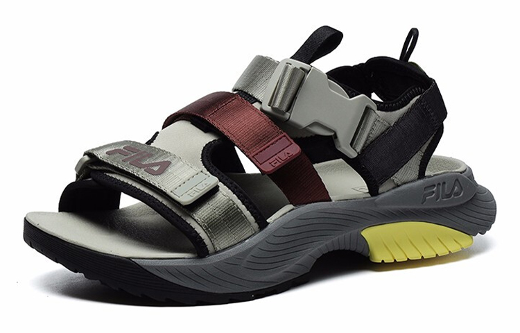 Order FILA Athletics Klettverschluss Offene Sandalen Flacher Absatz Sportschuhe Herren A12M122607FAS