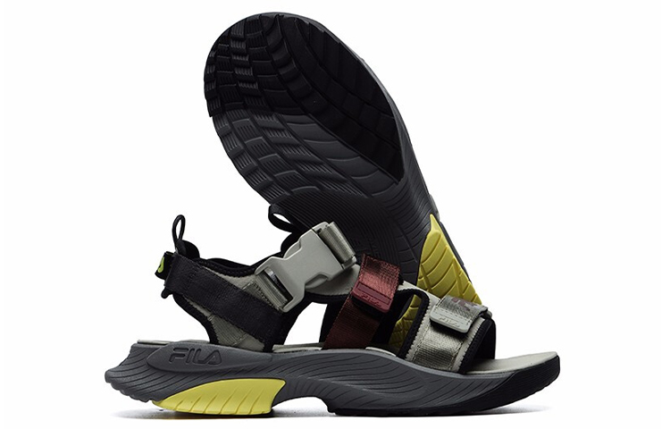 Details for FILA Athletics Klettverschluss Offene Sandalen Flacher Absatz Sportschuhe Herren A12M122607FAS