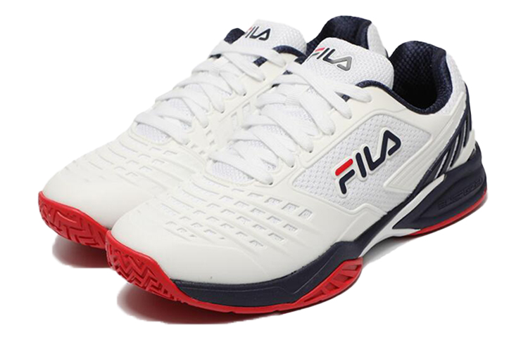 FILA Axilus 2 Low Top Running Shoes White/Red 圖 2