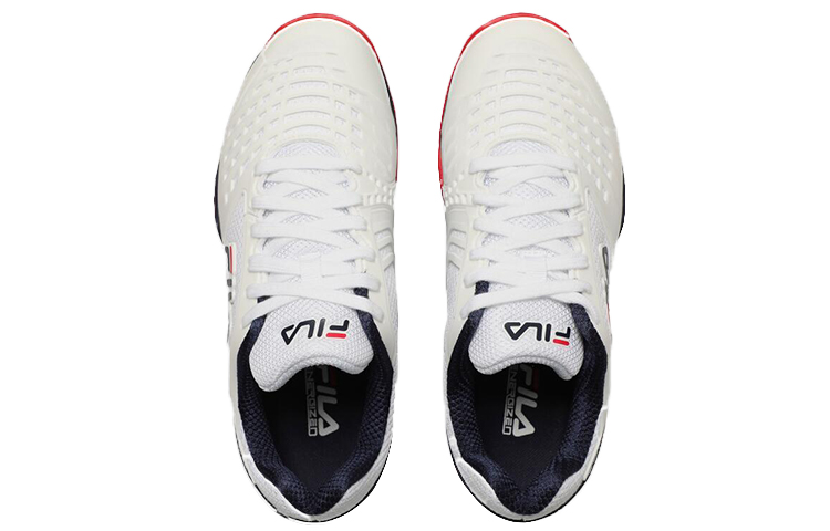 FILA Axilus 2 Low Top Running Shoes White/Red 圖 3