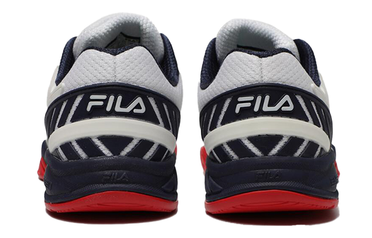 FILA Axilus 2 Low Top Running Shoes White/Red 圖 4