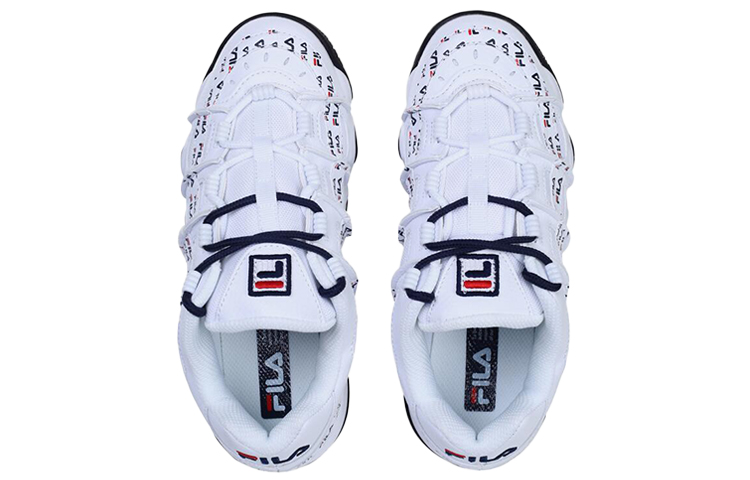 FILA Barricade 97 Low Top Clunky Shoes White 圖 3