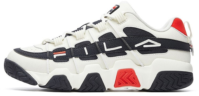 FILA Barricade 'Retro Cream Black Low' F12M031228FSN Buy FILA Barricade 'Retro Cream Black Low' F12M031228FSN